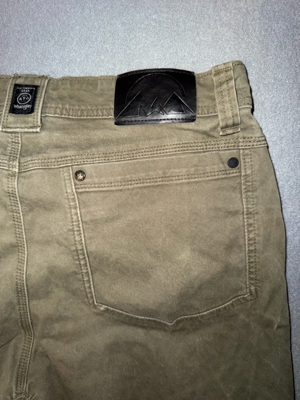 Wrangler All Terrain Gear Olive Green Utility Pants